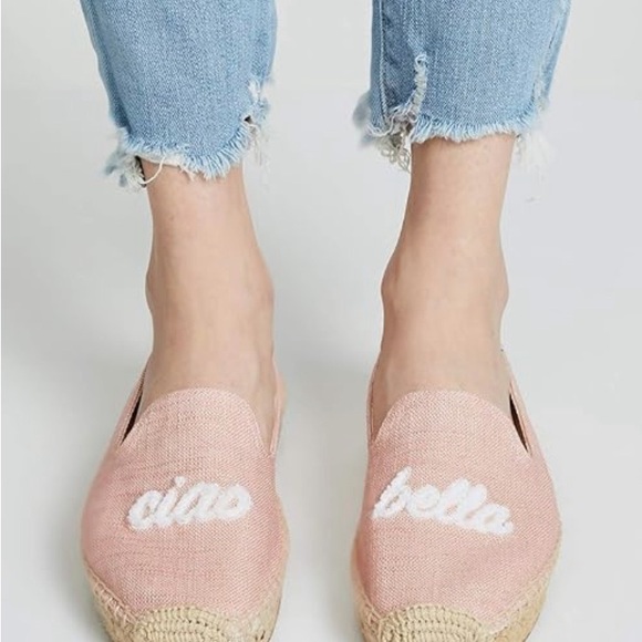 NWT (Missing Box!) Soludos Ciao Bella Platform Espadrille, Light Pink - Picture 3 of 11